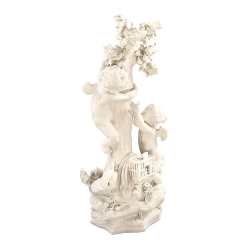 DERBY BISCUIT FIGURE AIR FROM THE FOUR ELEMENTS MODEL NO 48 C1773 - ADDITIONAL PHOTO 6