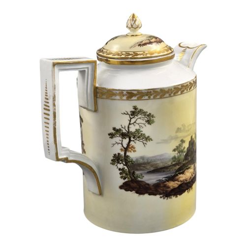 FRSTENBERG PORCELAIN COFFEE POT WITH NEOCLASSICAL LANDSCAPES C17801790 - ADDITIONAL PHOTO 2