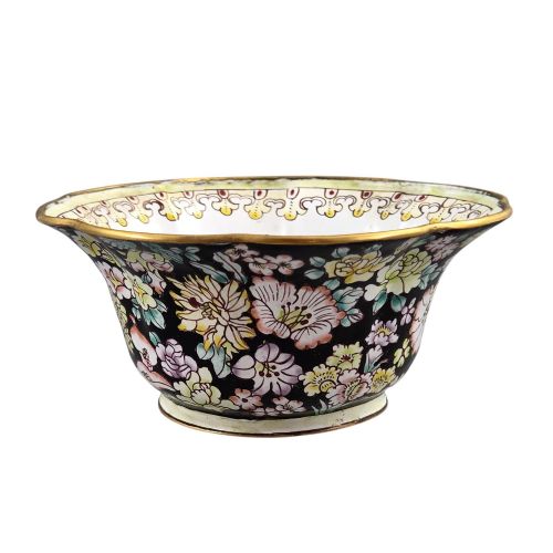 CHINESE CANTON PAINTED ENAMELONCOPPER BOWL GUANGXU PERIOD C18851905 - ADDITIONAL PHOTO 3