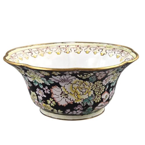 CHINESE CANTON PAINTED ENAMELONCOPPER BOWL GUANGXU PERIOD C18851905 - ADDITIONAL PHOTO 4