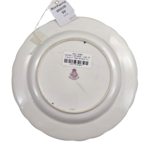 ROYAL WORCESTER ALBERT SHUCK SIGNED FRUIT CABINET PLATE 1928 - ADDITIONAL PHOTO 6