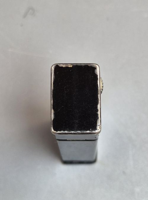 VINTAGE DUNHILL TALLBOY PETROL LIGHTER CARTIER LICENCE BLACK LACQUER C1933 - ADDITIONAL PHOTO 4