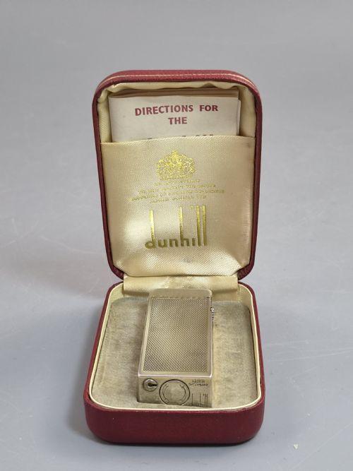 EARLY DUNHILL ROLLAGAS ALFA ROMEO PRESENTATION LIGHTER BOXED C1958 - ADDITIONAL PHOTO 1