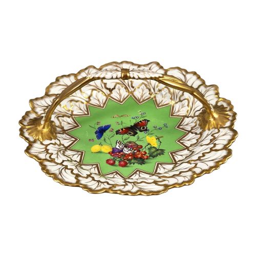 Flight, Barr & Barr Worcester Porcelain Basket, C.1820-1825