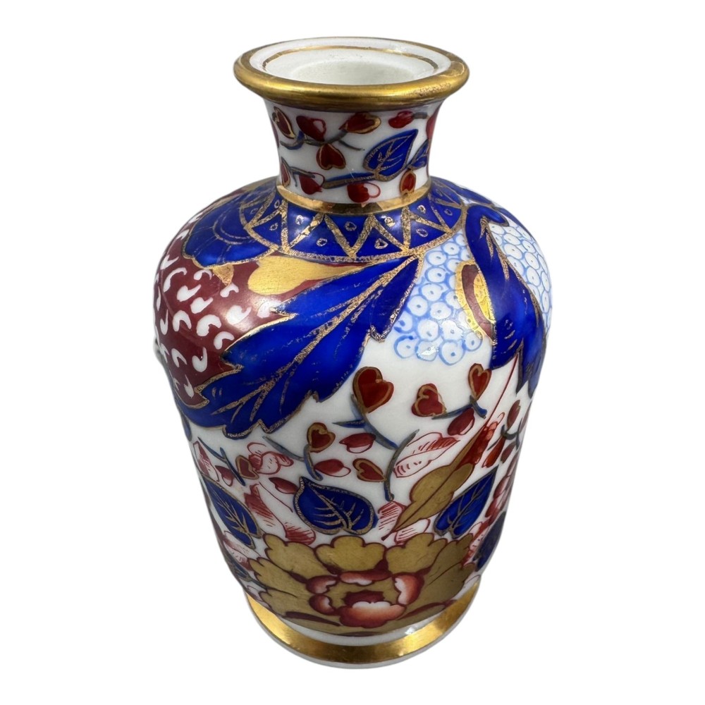 Pair of Dresden porcelain perfume bottles in the Imari taste, c. 1890–1910 View XII