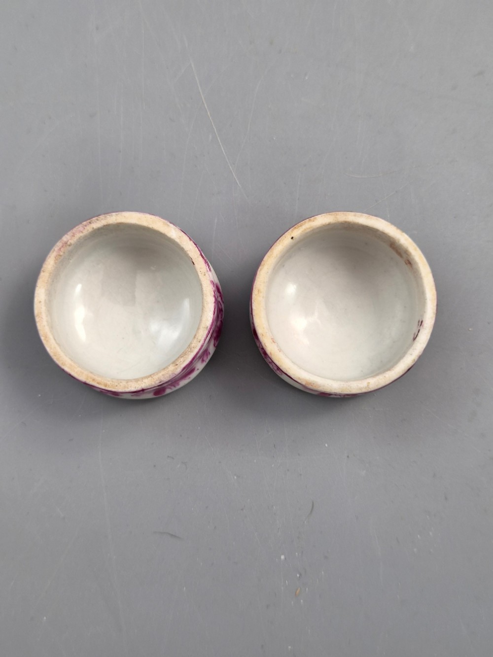 Pair of JUWC 1897 Chinese Porcelain Tea Caddies in the Meissen Taste View X