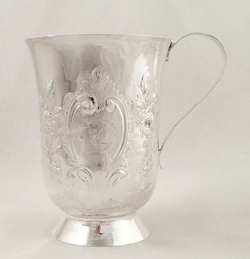 Antique Georgian Sterling Silver Pint Mug/tankard 1796