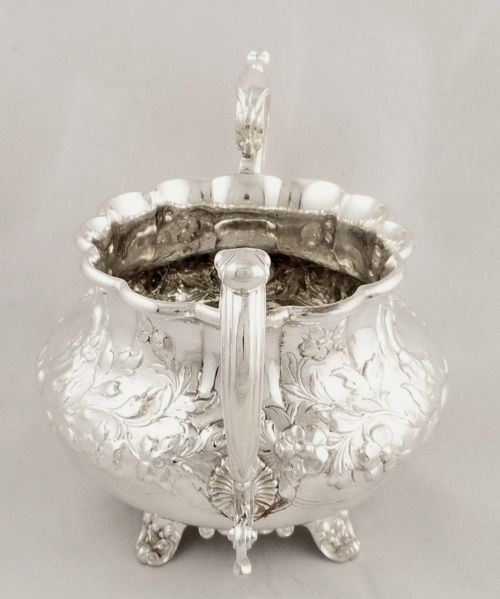 fig 1. Antique William IV Sterling Silver Bowl - 1835 Angell & Angell