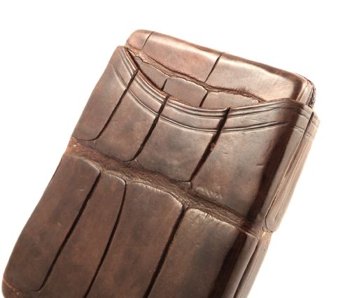 Antique Genuine Crocodile Leather Cigar Case C1880
