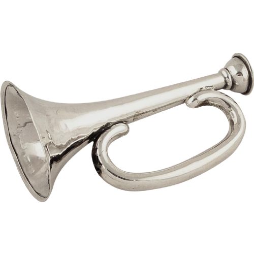 Unusual Antique Edwardian Silver Trumpet/bugle Candle Snuffer / Doubter 1910
