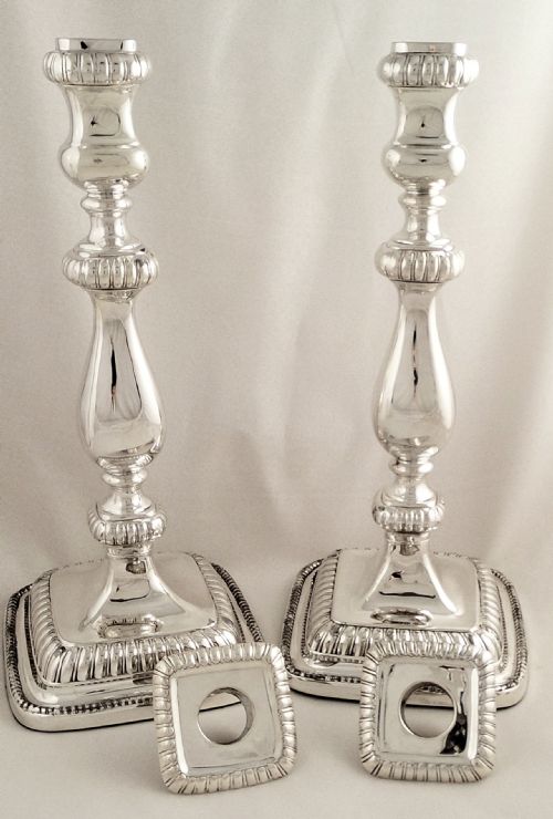 fig 1. Superb Pr Antique Georgian Sterling Silver 12