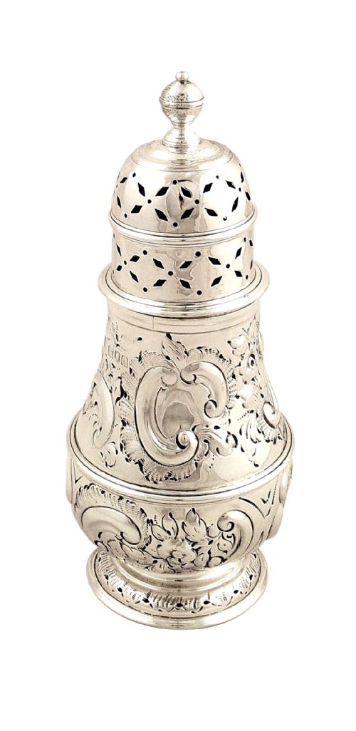 Antique Edwardian Sterling Silver Sugar Shaker 1903