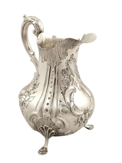 Antique Victorian Sterling Silver Jug - Exeter 1852