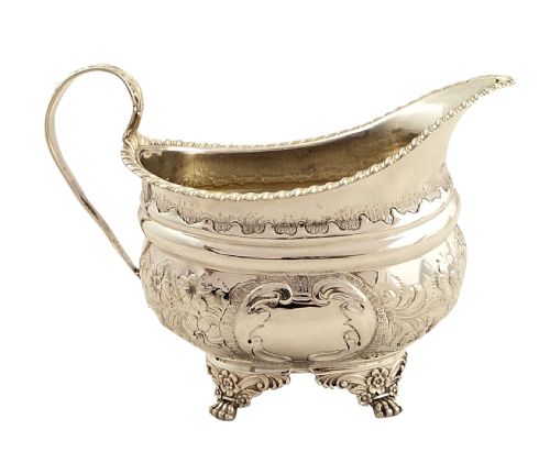 Antique Georgian Solid Sterling Silver Jug 1787