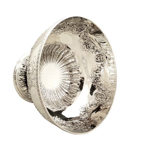 fig 1. Antique Edwardian Sterling Silver Bowl on Pedestal Base - Goldsmiths 1905