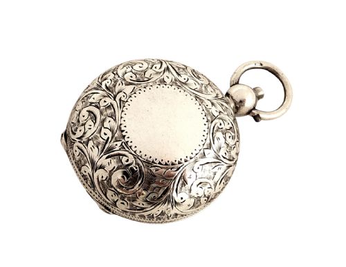 Antique Edwardian Sterling Silver Sovereign Case 1902