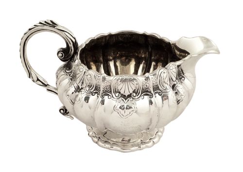 Antique Georgian Sterling Silver Jug 1829
