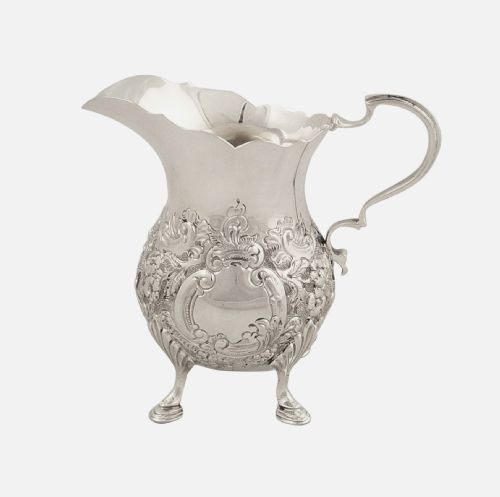 fig 1. Antique Edwardian Sterling Silver Jug 1909