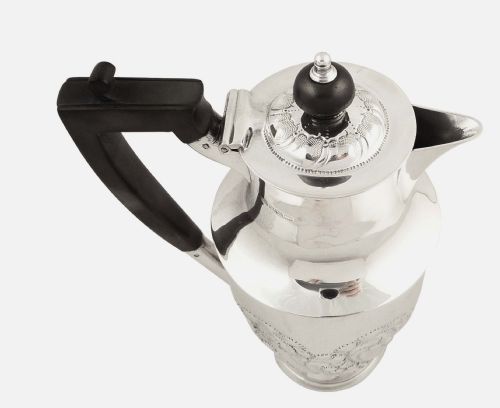 fig 1. Antique Edwardian Sterling Silver Water Pot - 1904