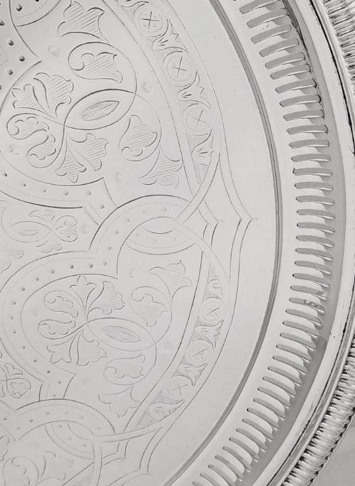 fig 1. Antique Victorian Silver Plated 12