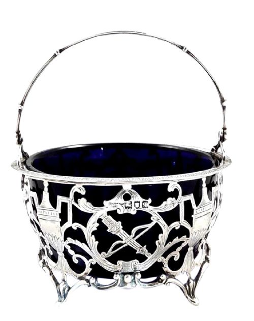 Antique Sterling Silver Basket/bowl - Goldsmiths & Silversmiths 1911