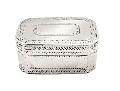 fig 1. Antique Georgian Sterling Silver Nutmeg Grater - 1791