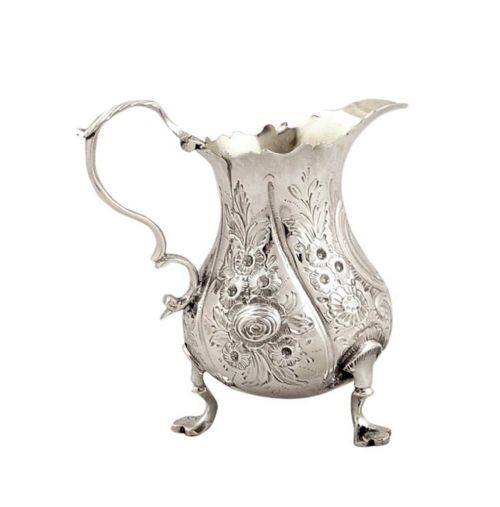 Antique Georgian Sterling Silver Jug - London 1774