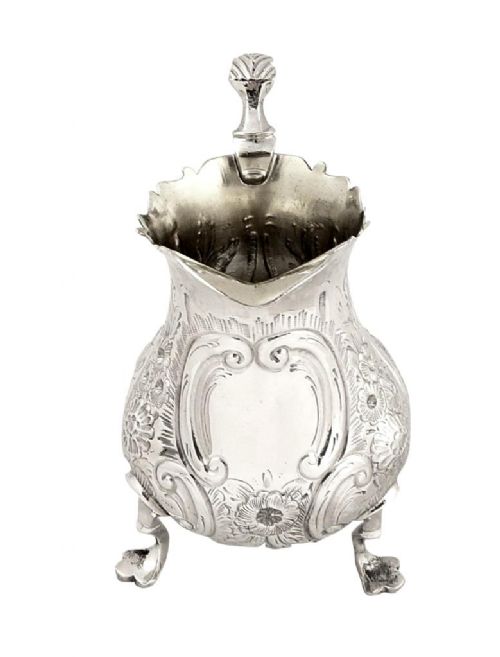fig 1. Antique Georgian Sterling Silver Jug - London 1774
