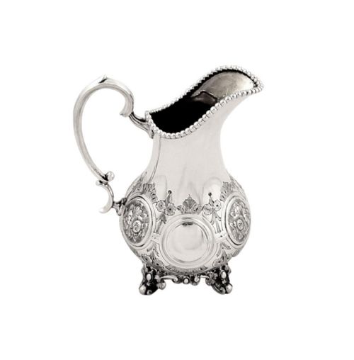 Antique Victorian Sterling Silver Jug 1875