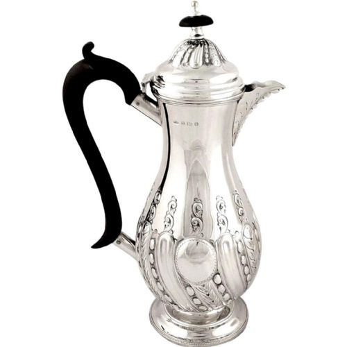 Antique Edwardian Sterling Silver Water Pot 1904