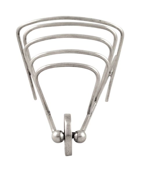fig 1. Antique Silver Plated Novelty Wheelbarrow Toastrack c1900