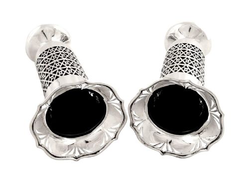 fig 1. Pr Antique Sterling Silver 7 1/2