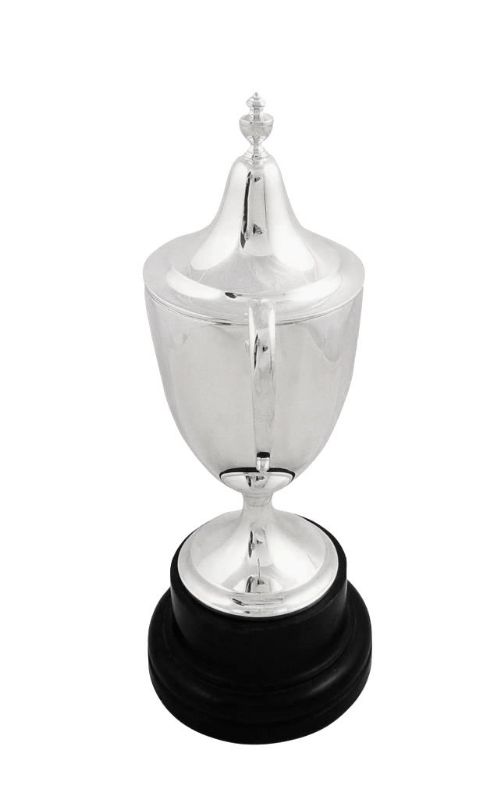 fig 1. Antique Sterling Silver 'Wafflers Club' Trophy/Cup on Base 1938