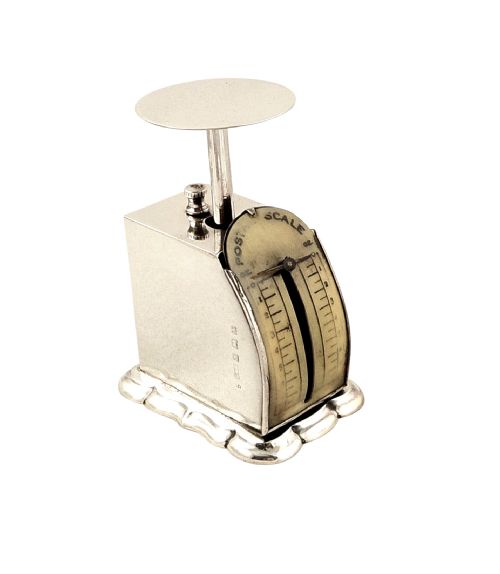 Antique Sterling Silver Letter / Postal Scales 1925