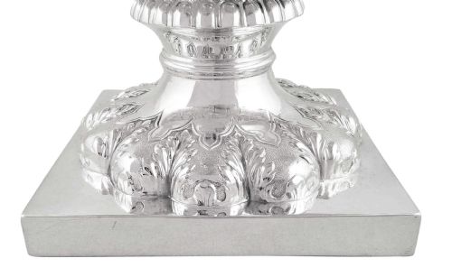 fig 3. Antique George lV Sterling Silver Tureen & Cover 1827 - Queen & Anchor