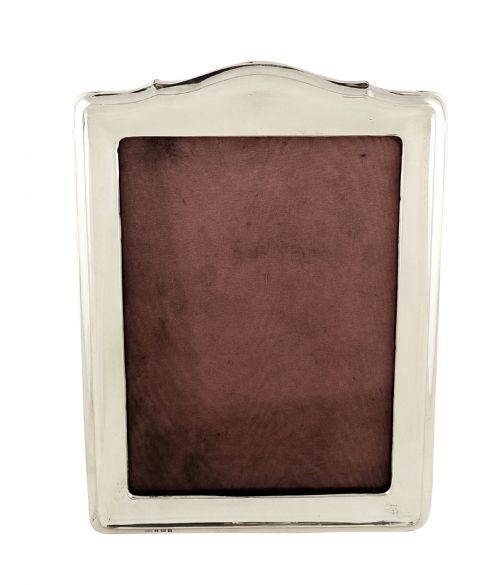 Large Antique Sterling Silver 11" Photo Frame 1913