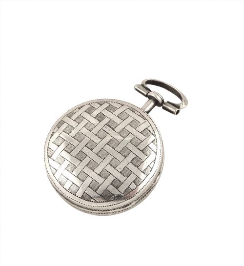 Antique Georgian Sterling Silver 'Fob Watch' Vinaigrette 1808