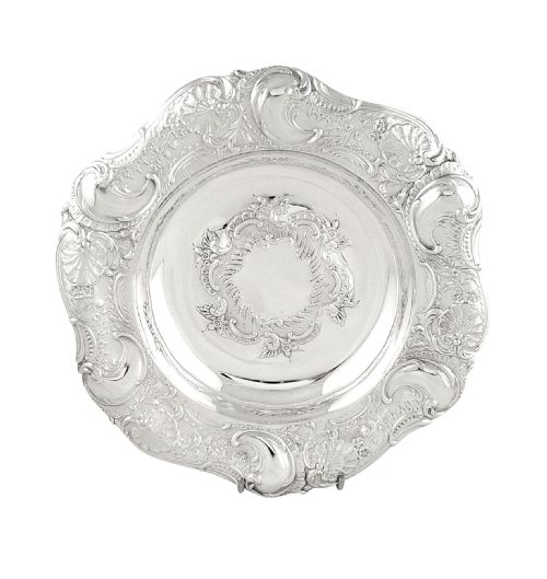 Heavy Antique Edwardian Sterling Silver Dish - Hancocks of London 1902