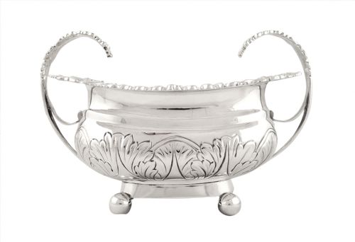 Antique Georgian Sterling Silver Bowl - 1816 - 478g