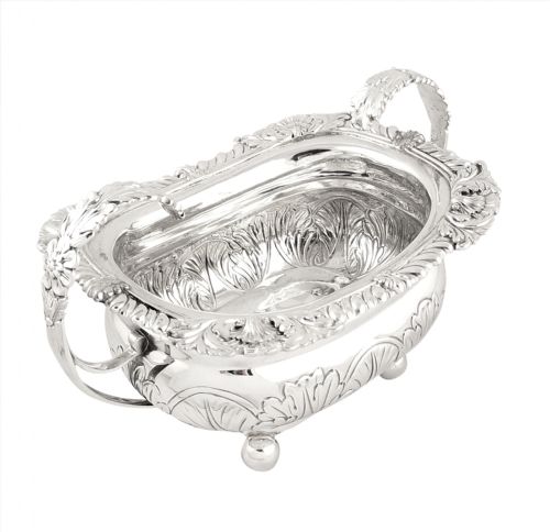 fig 1. Antique Georgian Sterling Silver Bowl - 1816 - 478g