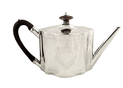 Antique Georgian Sterling Silver Teapot 1792