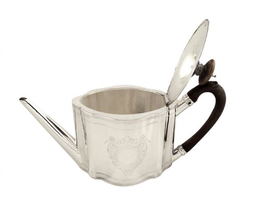 fig 1. Antique Georgian Sterling Silver Teapot 1792