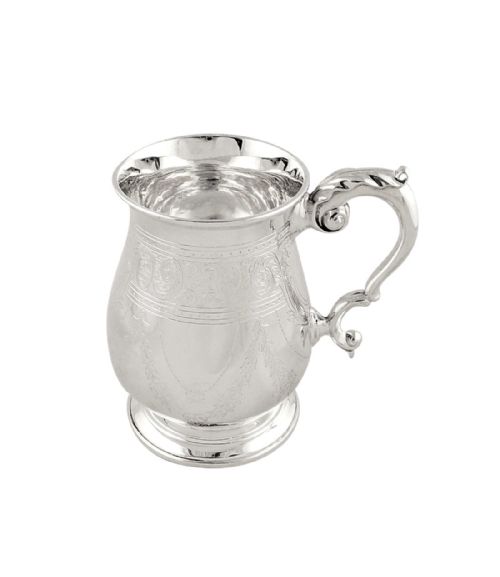 Victorian Sterling Silver Pint Mug/tankard - 1880 - Mappin & Webb