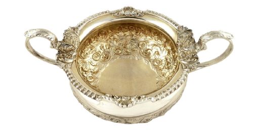 Antique Victorian Scottish Silver Bowl - Edinburgh 1896