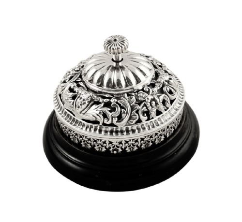 Antique Victorian Sterling Silver Shop / Reception Bell 1895