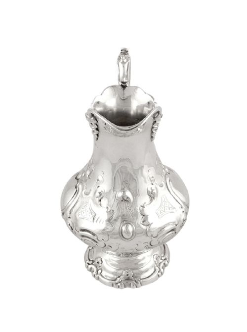 fig 1. Antique Victorian Sterling Silver Jug 1856