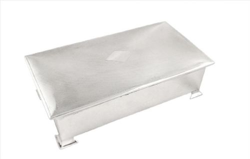 Antique Hallmarked Sterling Silver Cigarette Box  - 1936