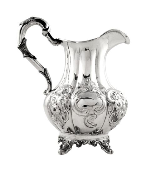 Antique Victorian Sterling Silver Jug 1852