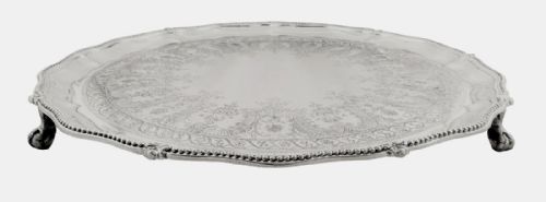 fig 1. Large Antique Victorian Sterling Silver 16