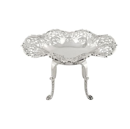 Antique Edwardian Sterling Silver Tazza /  Comport 1909